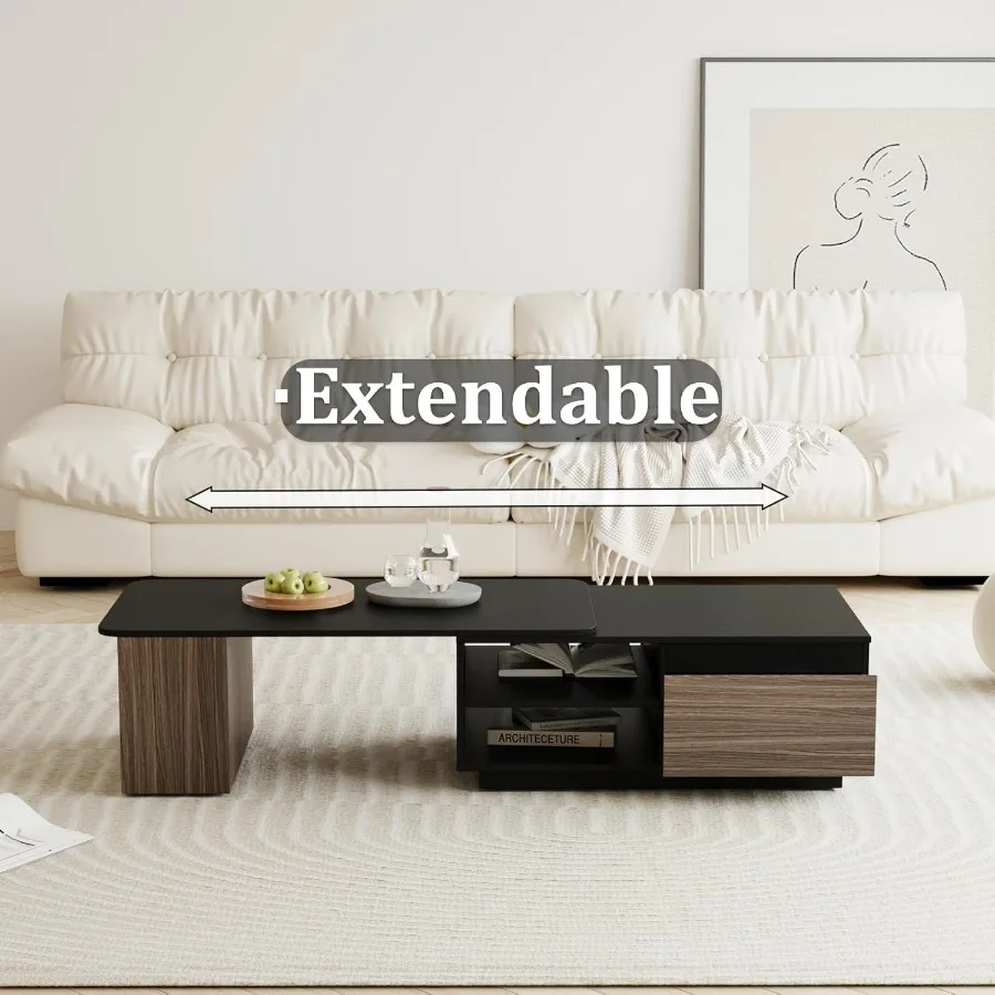 Z Modern 31.5'' Round Coffee Table With Solid Wood Legs Glass Coffee Table For Living Room Rustic Circle Center Cocktail TableZ