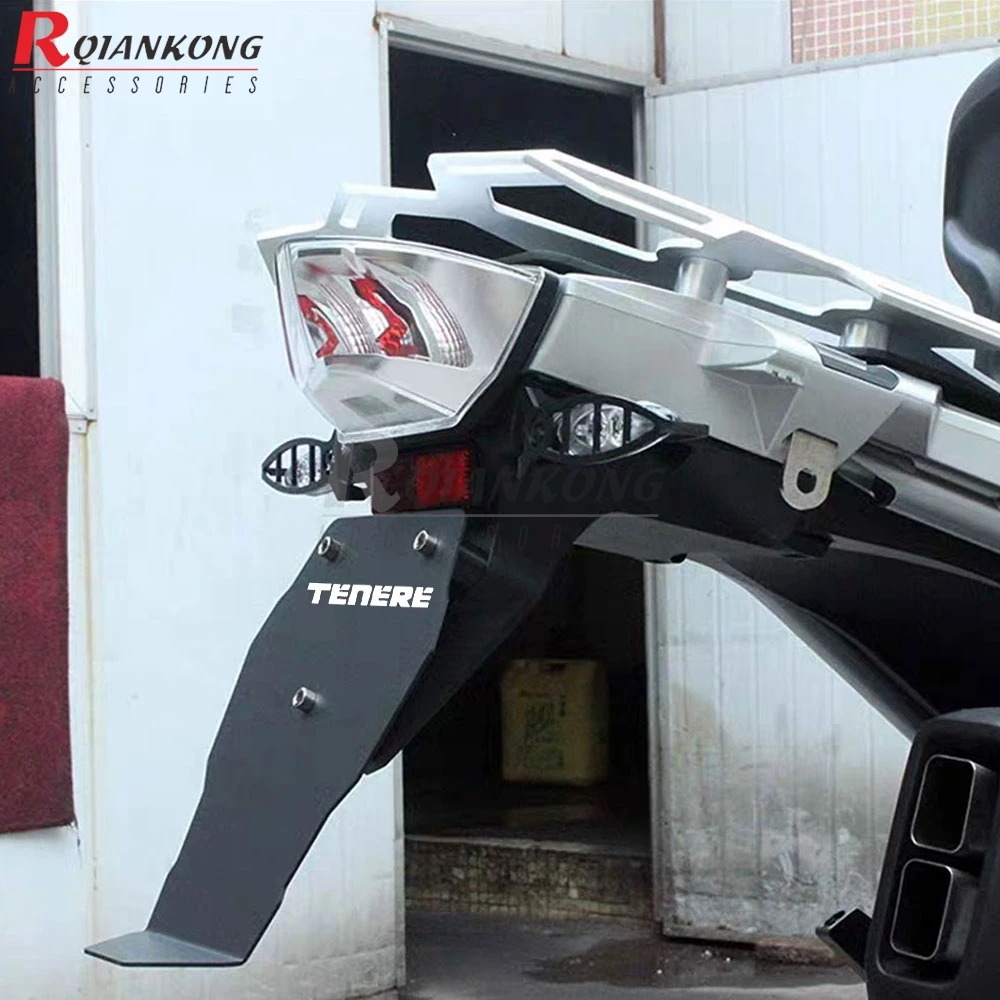 Motorcycle License Plate For Yamaha TENERE700 T7 Tenere 700 2019 2020 2021 2022 2023 2024 2025 2026 Rear Splash Guard Holder