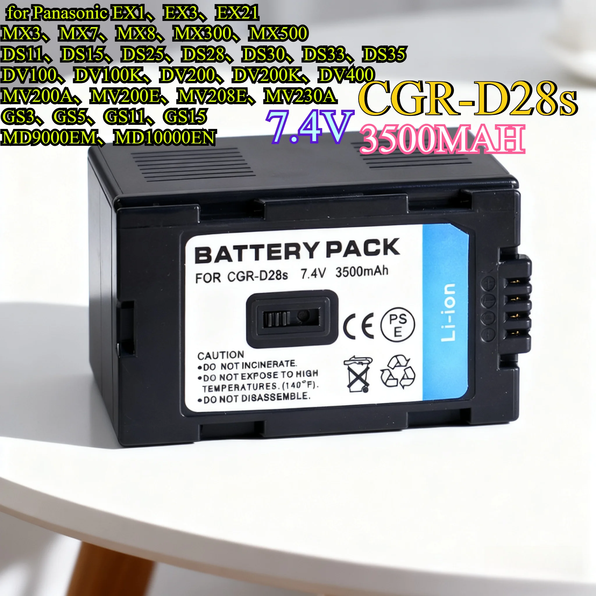 3500Mah Cgr-D28S Re…