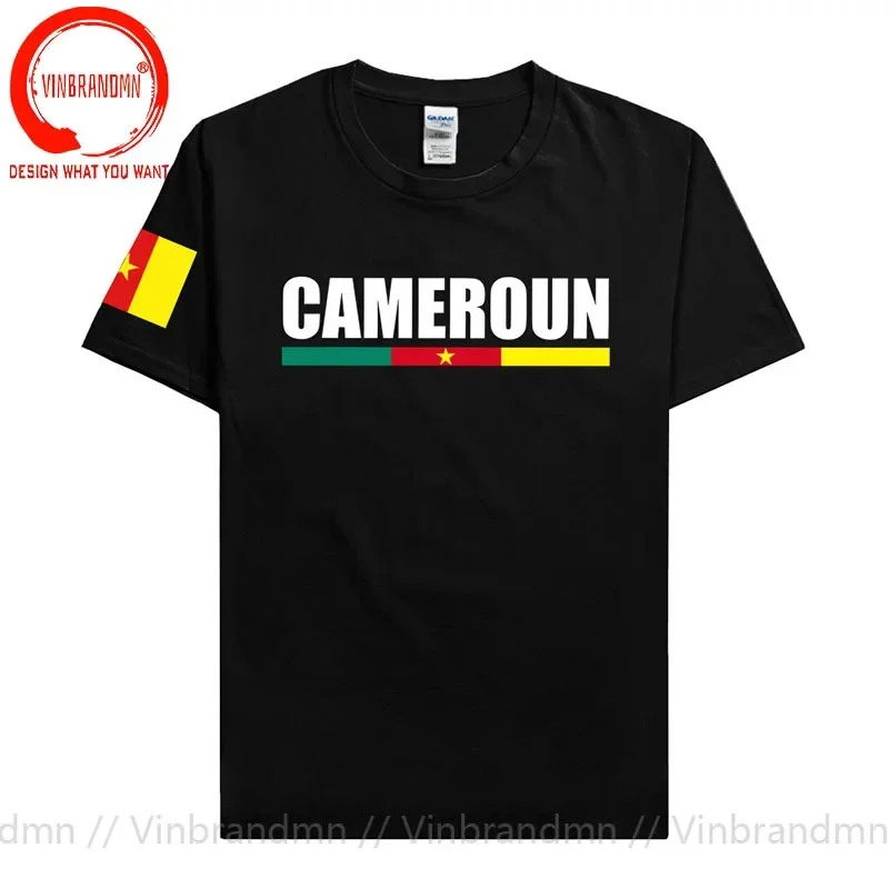 Cameroon Flag T Shirt Men Fashion 2024 Jersey Nation Team T-shirt Clothing Tees Country Sporting CMR Cameroun Cameroonian tshirt