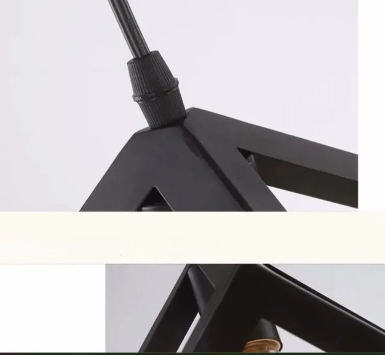 Modern minimalist bedroom living room lamp restaurant bar table clothing store decoration combination wrought iron chandelier