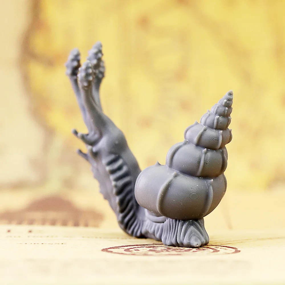 DND Giant Slug Snail Monster Miniature Unpainted Resin Figure, Tabletop RPG Wargame Fantasy Beast Creature Mini Model