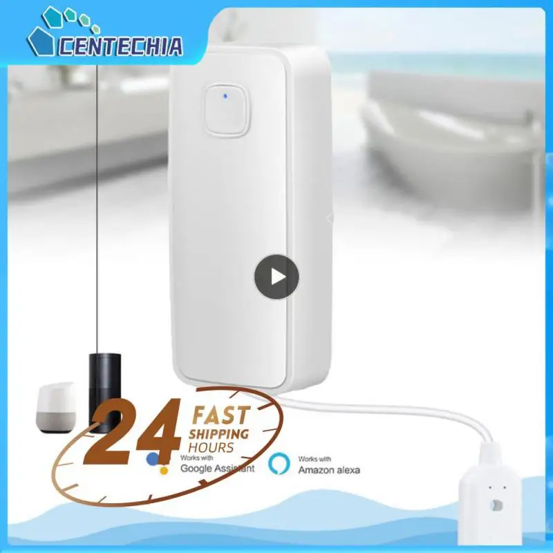 

1~8PCS Smart Home Water Leakage Alarm Paste And Use Water Immersion Detector Wifi Batteries Real Time Flooding Alarm Tuya