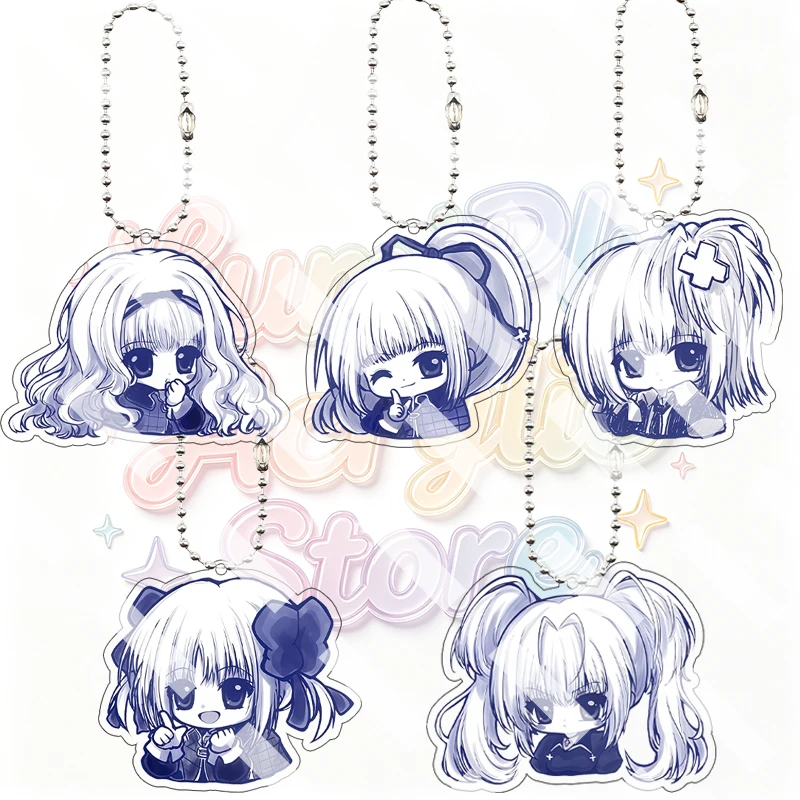 5cm Mashiro Rima Yuiki Yaya Fujisaki Nagihiko Hinamori Amu Shugo Chara Q Version Cartoon Cute Acrylic Keychain Bag Pendant Gifts