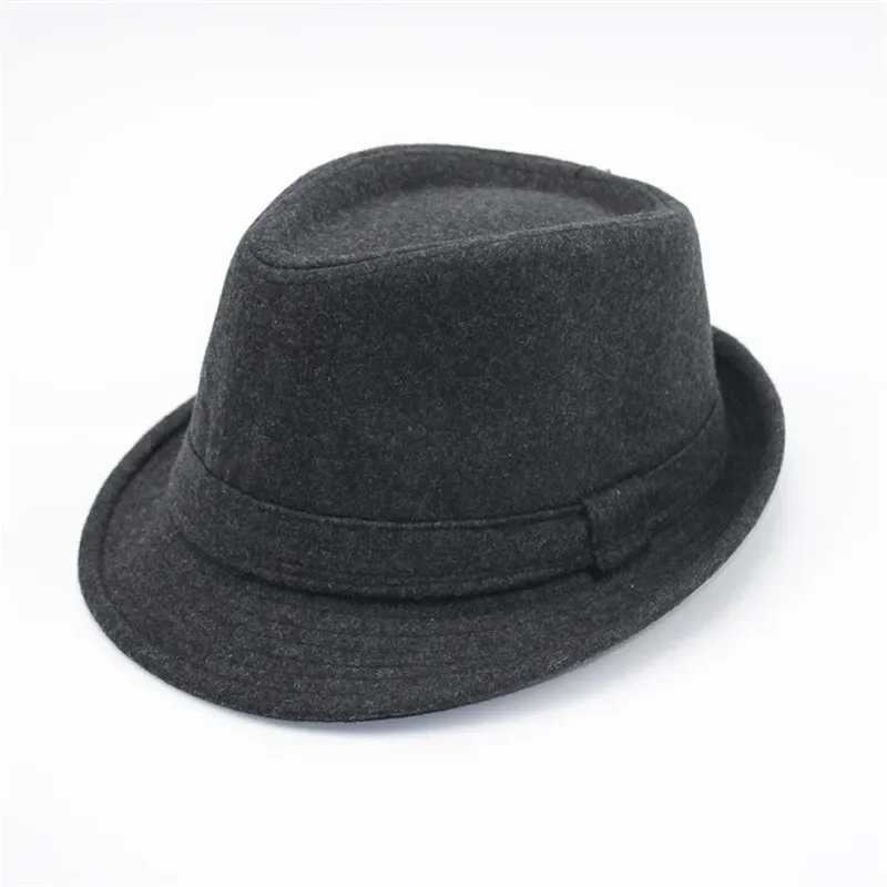 2019 New Arrival Fedora Jazz Hat Men Women Vintage Wool Winter Hat Outdoor Warm Cap Wholesale