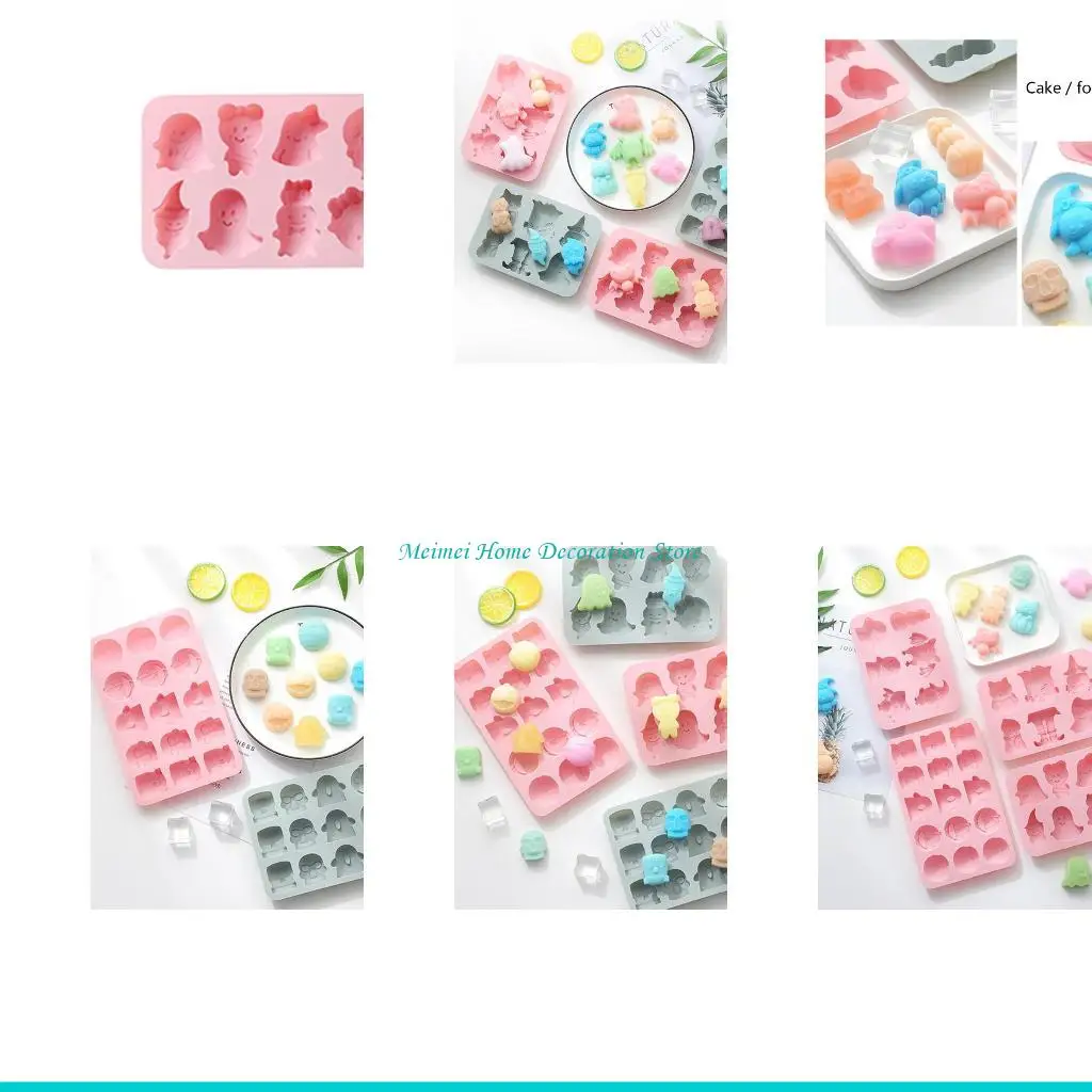 

H7BF Cake Chocolate Clay Soap Decorating Flexible Handmade DIY Resin Crafts