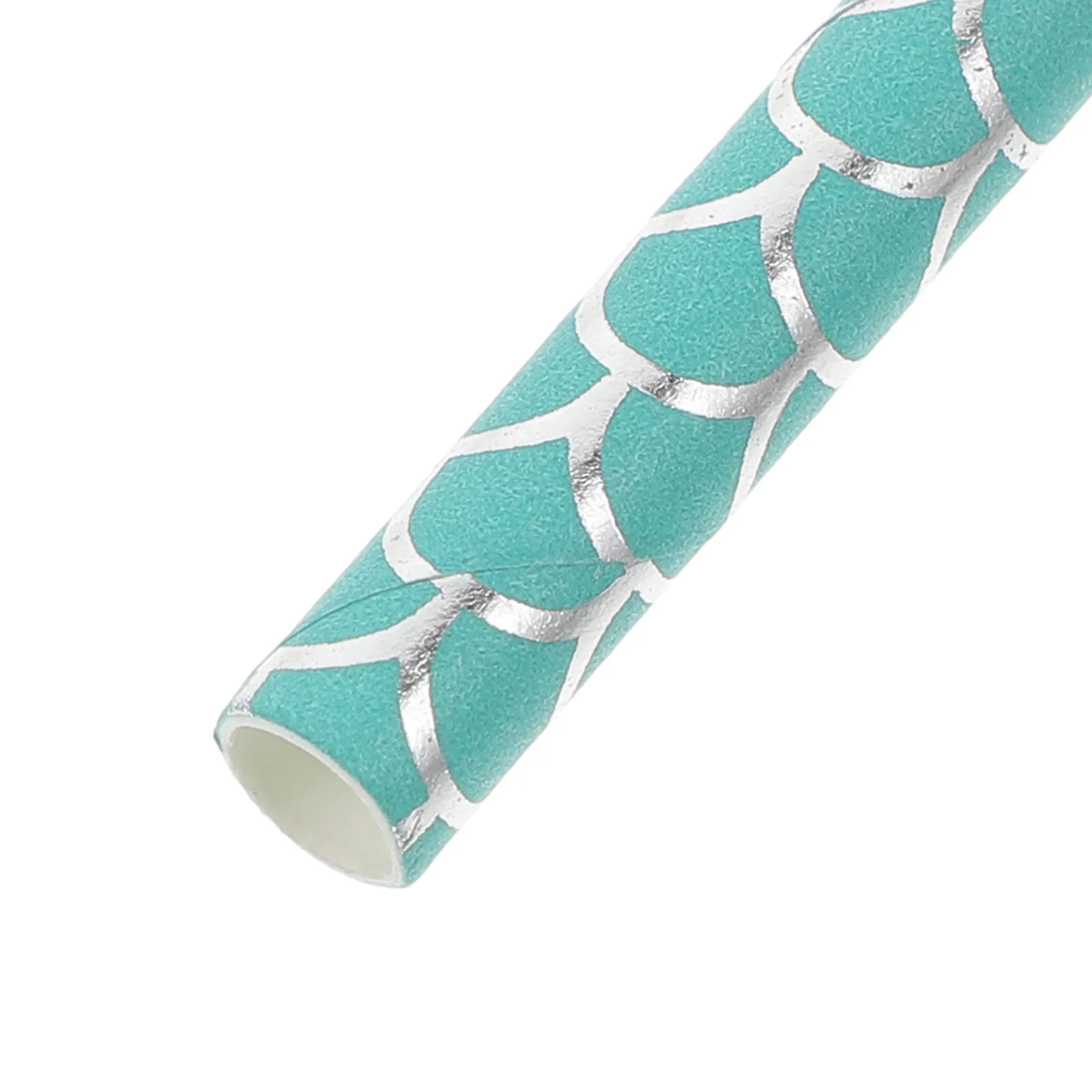100Pcs Decorative Paper Drinking Straws Disposable Party Supplies Multi-Function Paper Straws for Birthday Grad Bridal Shower