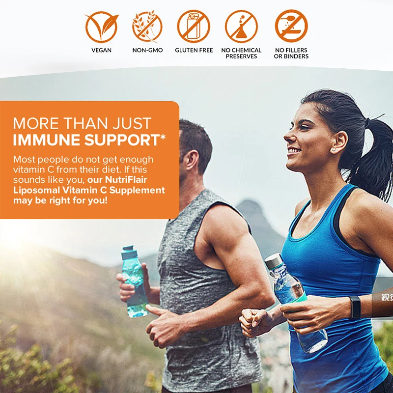 Liposomal Vitamin C - Supports Antioxidant and Nutrient Absorption, Provides VC Energy Supplement, and Promotes Immune Health