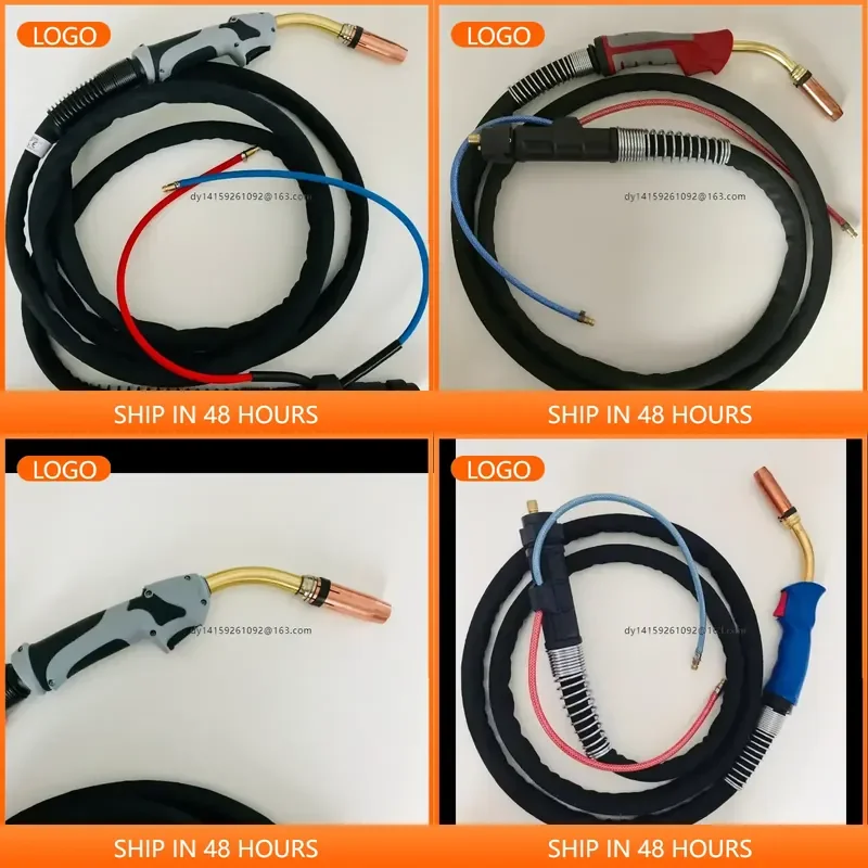 2026 Made In Turkey 501 D MIG- MAG Welding Torch Binzel Type Water Cooled With Euro Adaptor Connector 500A CO2/450A Mixed