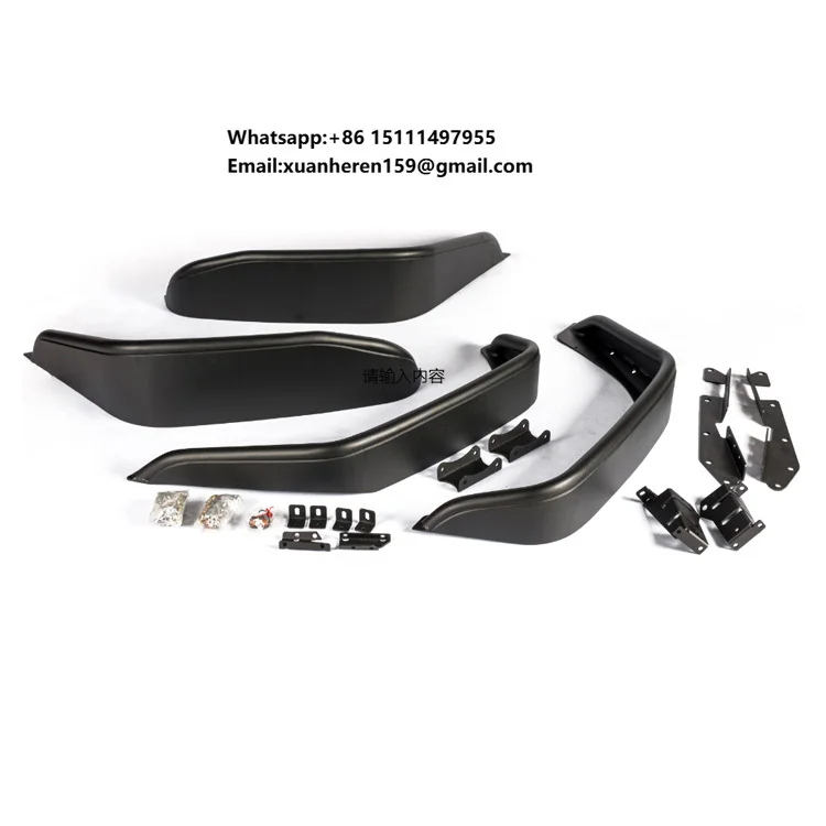 High Quality Front Car Parts Wheel Fender Crusher Flares Trim Plug and Play for Jeep Wrangler JK Mud Guard Accessories 2007-2017