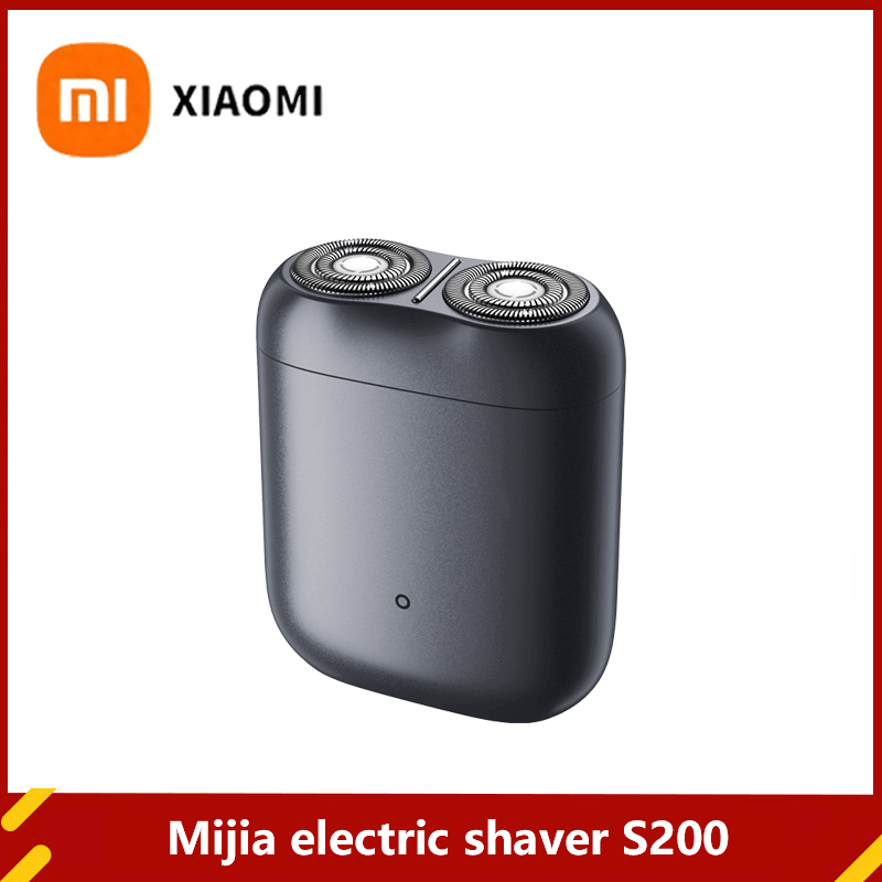  XIAOMI MIJIA S200 Electric Shavers Portable IPX7 Washable Dry Wet Razor Beard Trimmer Cutter Rechargeable For Men Razors Machine 
