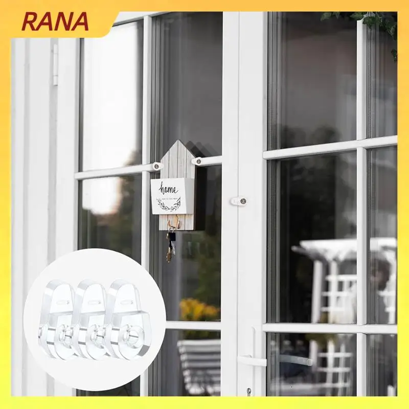 Kit de clipes de montagem de espelho RANA 25 pacotes, cabides de espelho redondos para kit de clipes retentores de vidro de parede clipes de montagem de espelho transparente