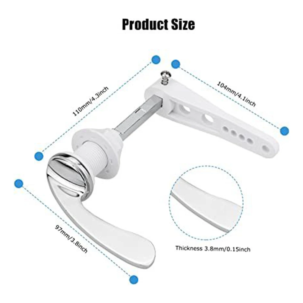 For Bathroom Use Toilet Tank Handle Bathroom Handle Accessories Bathroom Repair Comfortable To Hold Energy-saving