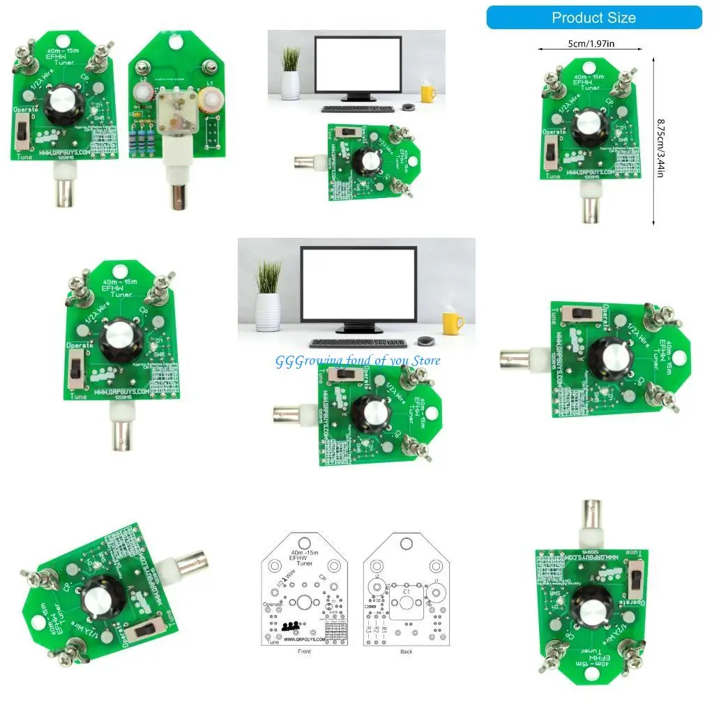 

H9EB AC8 4669 EFHW Антенны 40–15 м Готовые антенны 10 Вт Компьютерный адаптер с тюнером для универсального применения