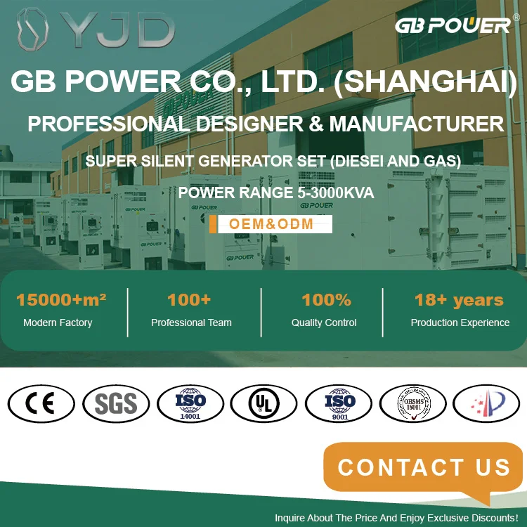 Customizable 150kva Prime Power Silent Type diesel Generator by 6BTAA5.9-G2 Engine