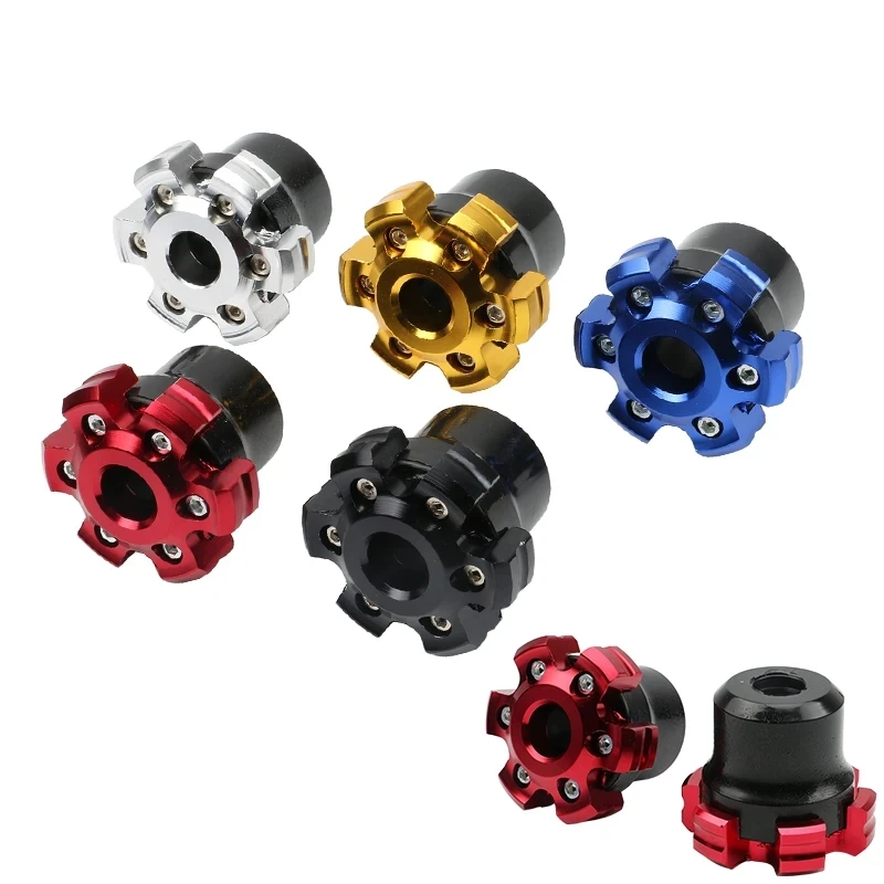 2 Pack Motorcycle Wheel Frame Slider Anti-fall Protector Explosion-Proof Front Fork Anti-Collision Protector Anti-fall Protector