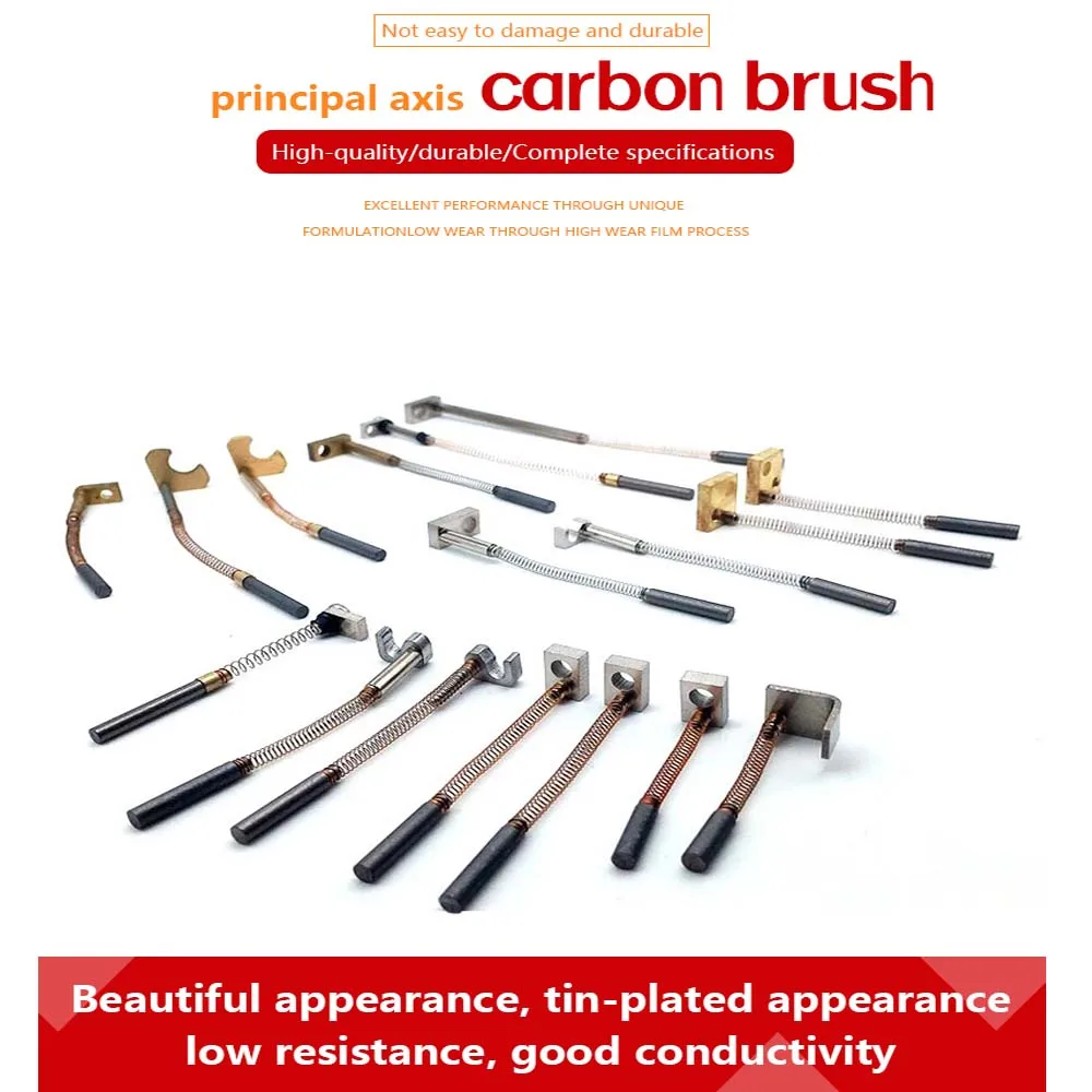10 قطعة φ3*12.5 مللي متر المغزل فرشاة الكربون أدوات القطع أشباه الموصلات لآلة القطع DFD NCBZ ديسكو و TSK آلة المنشار