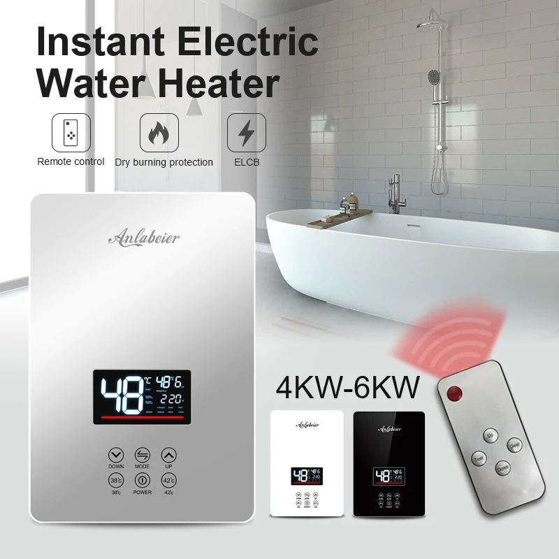 벽걸이형 무탱크 주방용 인기 미니 휴대용 220v 고품질 미니 샤워 전기 온수기