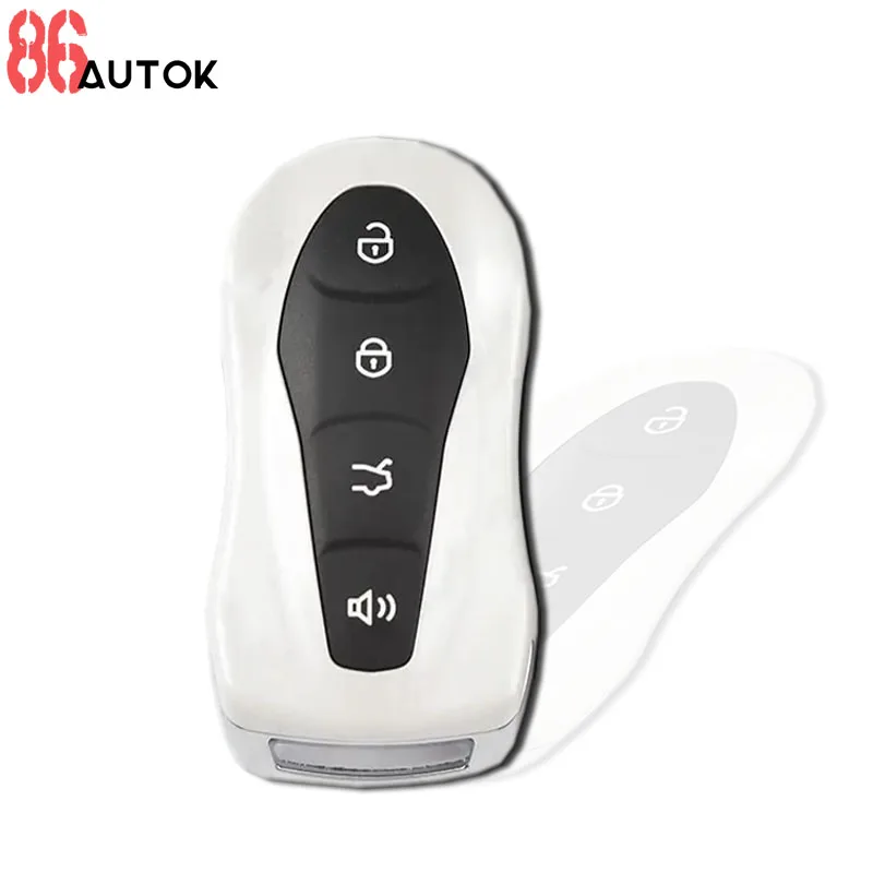 Car Keyless Auto Smart Remote Key OEM Original for Geely Atlas Tugella Azkarra Coolray Boyue Pro Proton Xingyue L 433Mhz 4A Chip