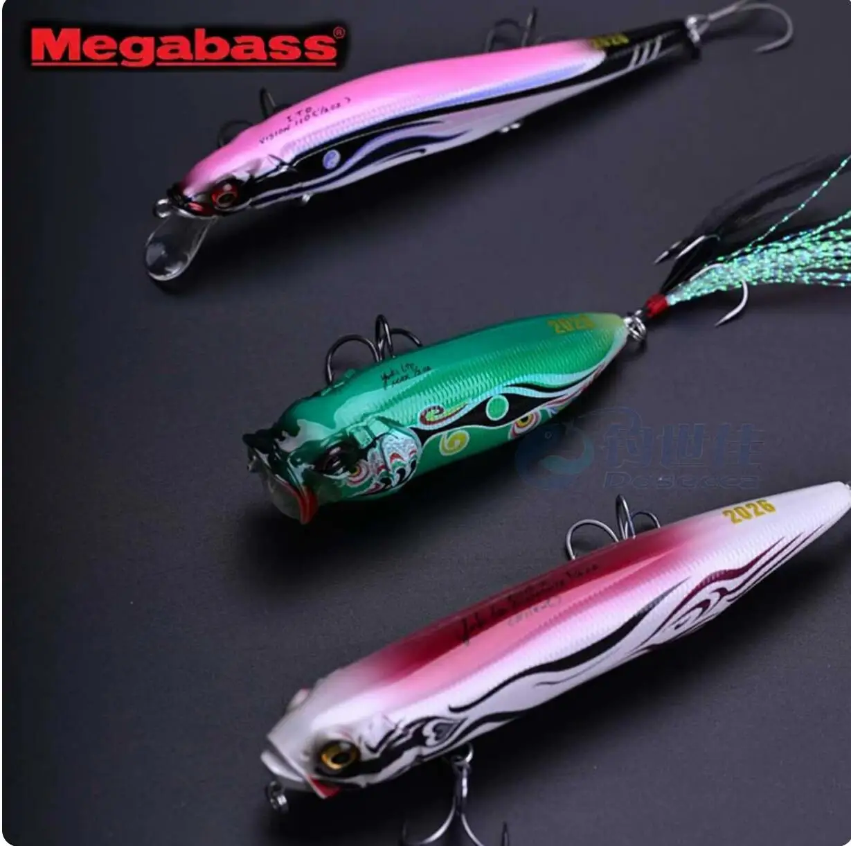 2026 SHANGHAI EXHIBITION Limited Original JAPAN Megabass THREE KINGDOMS Oneten POPX POPMAX Aritifical Bait