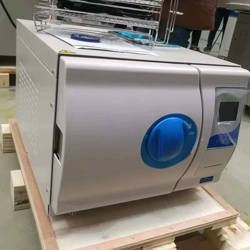 실험실 멸균 장비용 L 용량 및 수동 도어 클래스 B 테이블 탑 오토클레이브 18nt