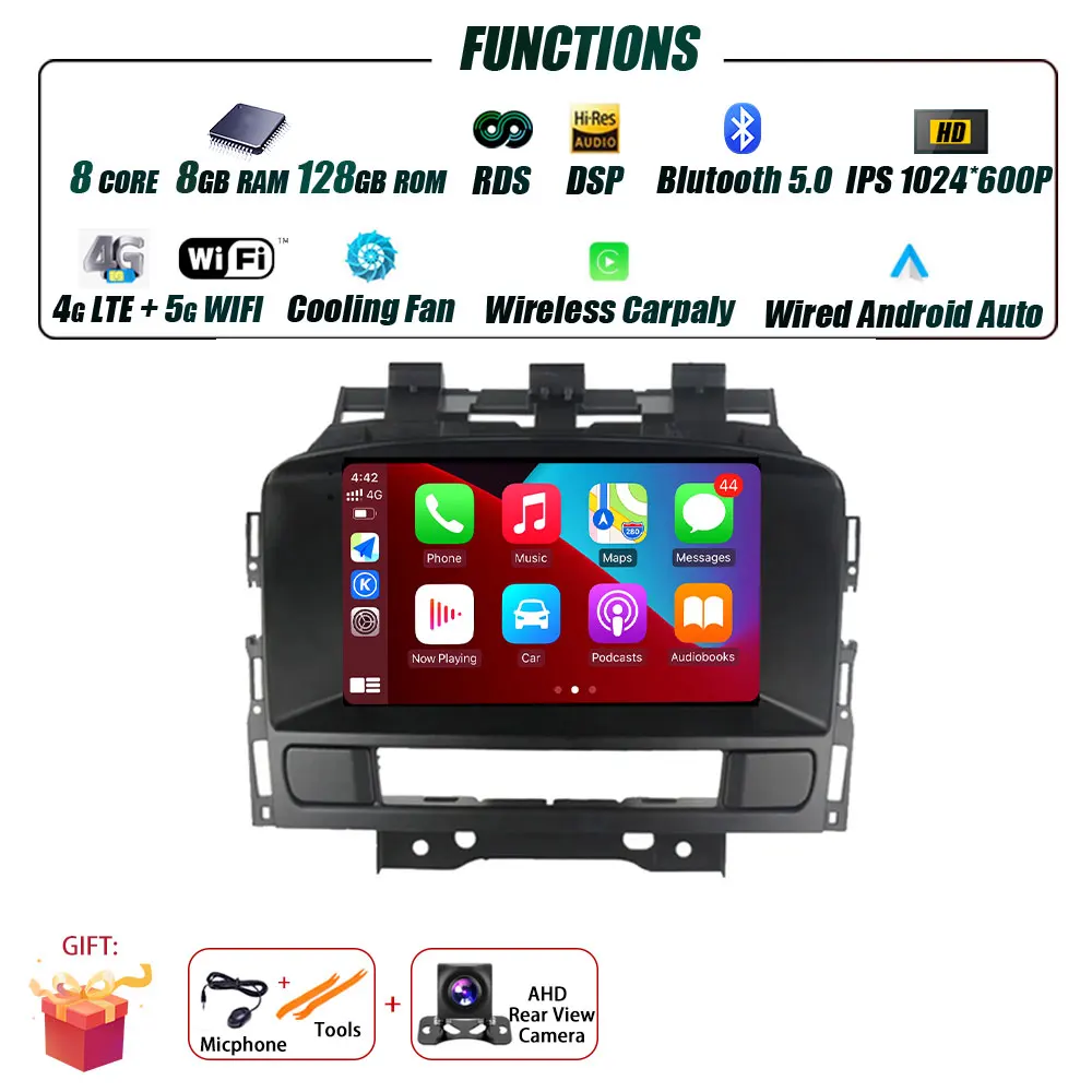 Voor Opel Astra J 2011-2014 Buick Excelle GT XT Radio Carplay Auto Multimedia Speler Intelligent Systeem Android Auto navigatie
