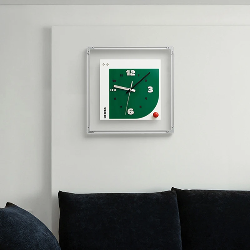 Bathroom Digital Clock Wall Alarm Silent Design Minimalist Living Room Clock Wall Nordic Design Orologio Da Parete Home Design