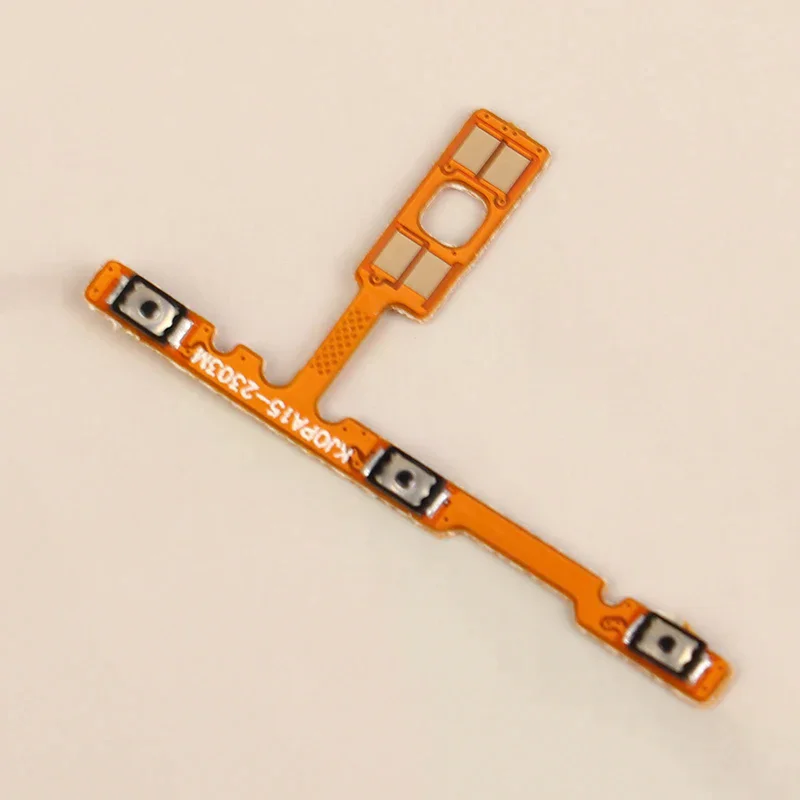 1Pcs Power ON OFF Control Key Mute Switch Volume Button Flex Cable For OPPO A15 Replace Accessories