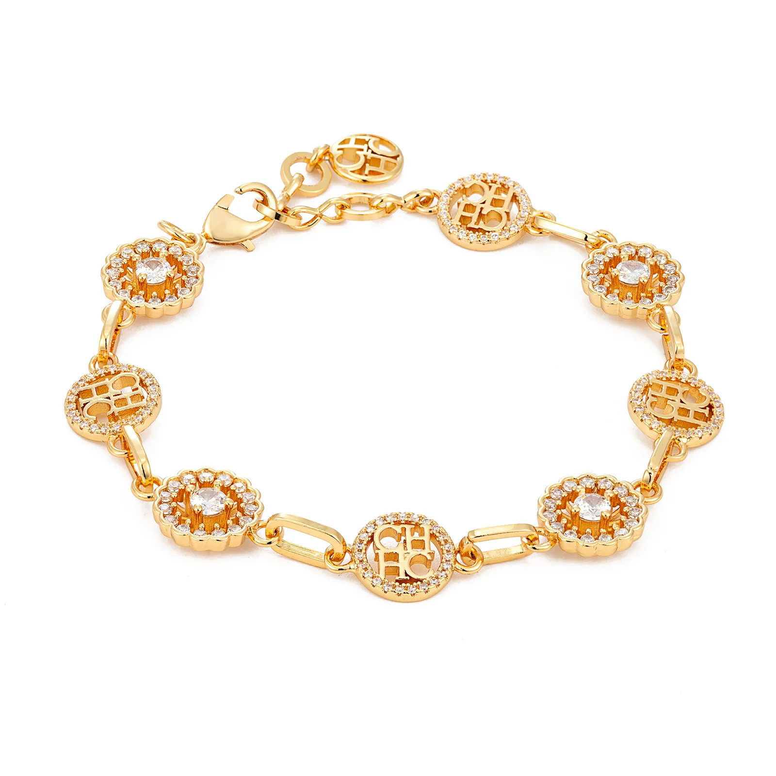 CHHC 2026 سوار الهيب هوب للرجال، عصابة يد بسلسلة بسيطة فريدة من نوعها، مجوهرات للجنسين هدية له نمط حبل قابل للتعديل #3