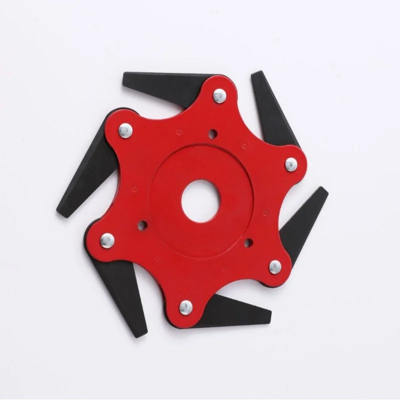Lawn mower head blade six-leaf knife multi-functional lawn mower lawn mower head brush cutter blade garden accessories