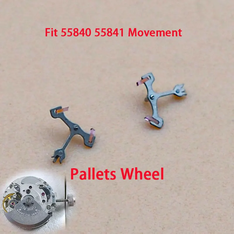 55840 55841 Movement Accessories Gravity Escapement Wheel Escapement Fork Fit Oriental Double Lion Women\'s Watch Replacement