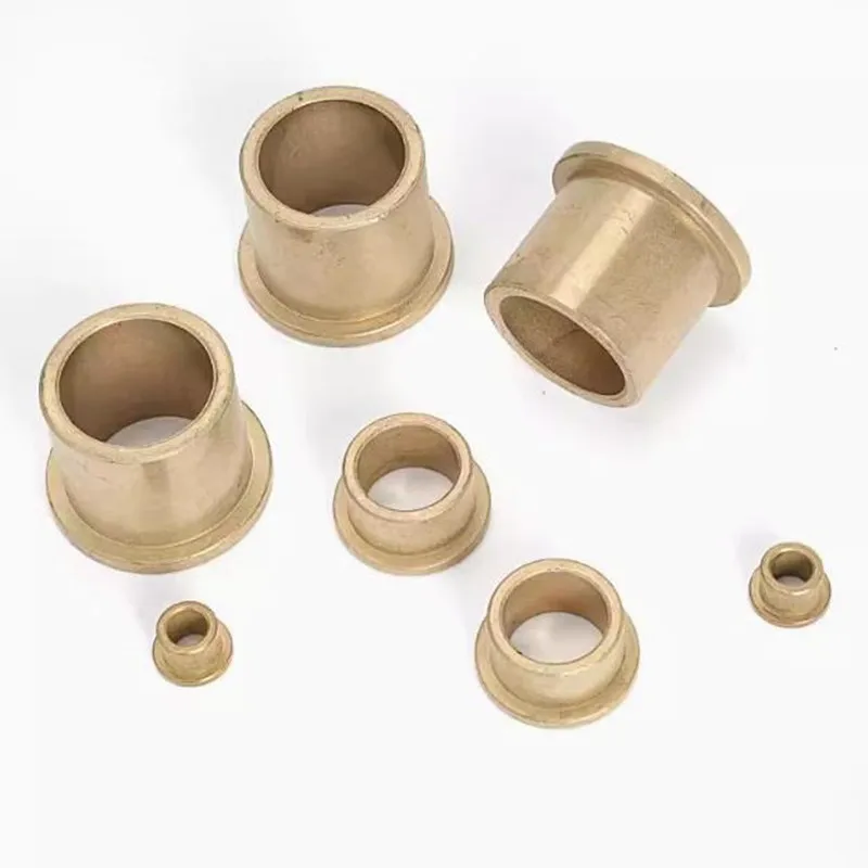 3pcs ID 2mm 3mm 4mm 5mm brass Flanging Self-Lubricating Bearing Powder Metallurgy Oil Copper Bushing Guide Sleeve Bronze