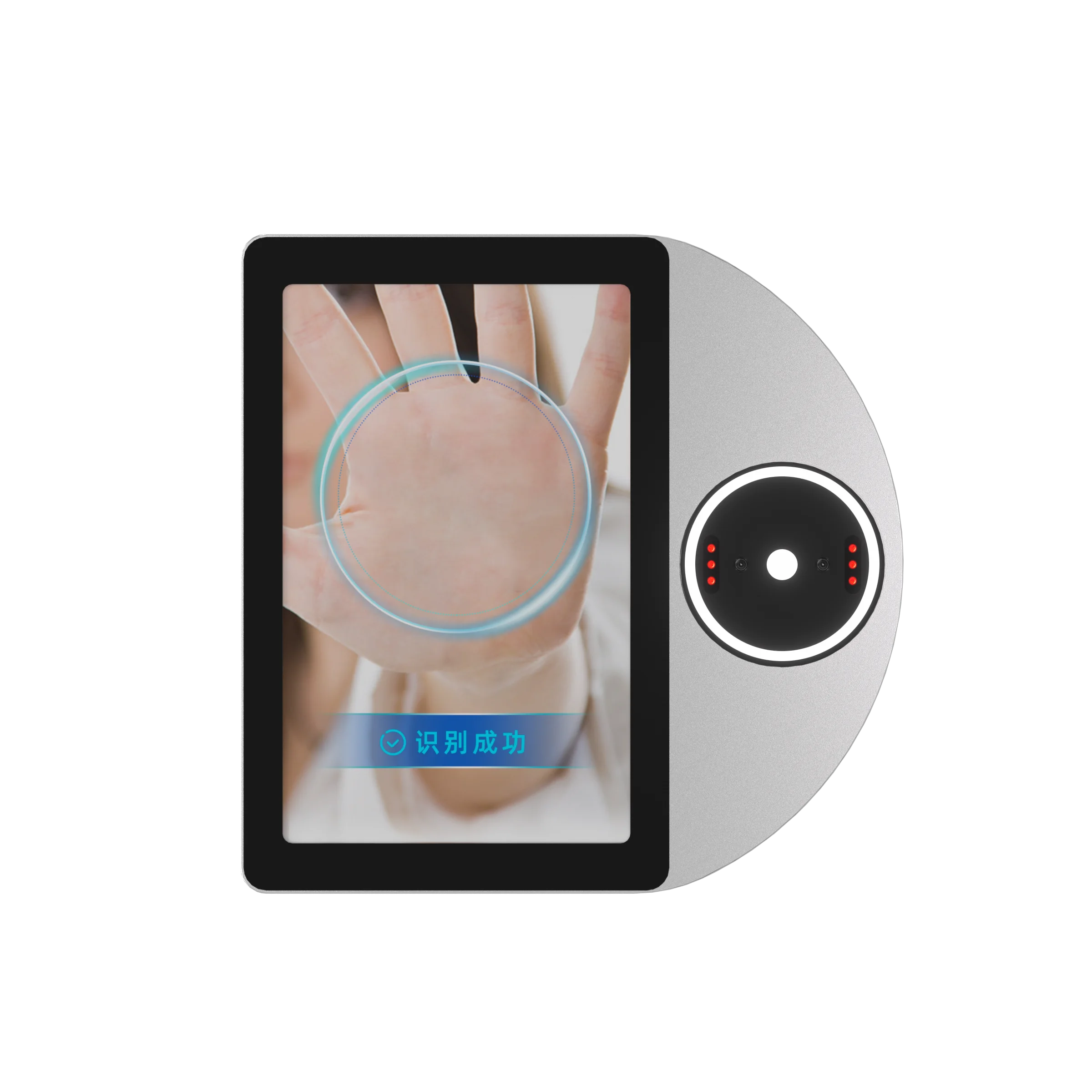 

8 Inch Palm Recognition Smart Lock Face Fingerprint Access Control Biometric Time Attendance System with Visible Light Free SDK