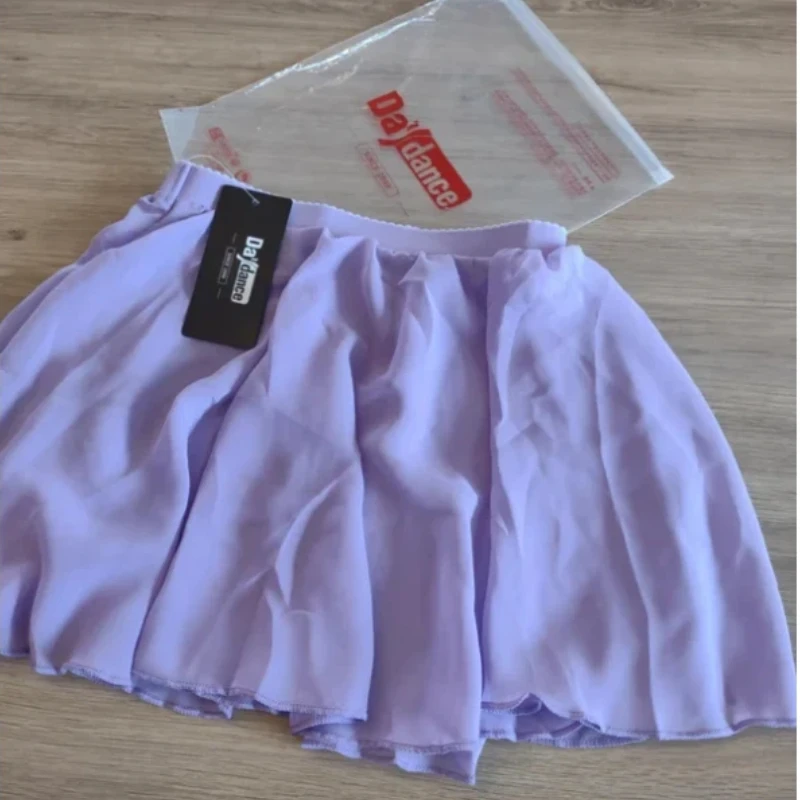 Ballettrock für Mädchen, Chiffon-Ballettrock, durchsichtiger Tanzrock, elastischer Taillenrock, Kind zum Anziehen, Rock für Erwachsene, Mini-Tanzrock