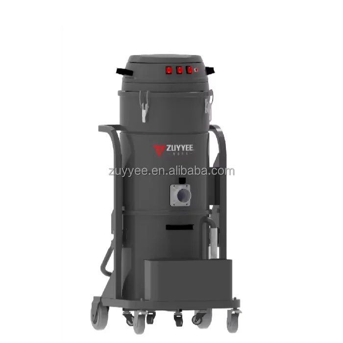 Electric 220V Industrial HEPA Filter 3600W 74dB Vacuum Cleaner 3 Motors 20L/60L Wet/Dry Capacity Solid-Liquid