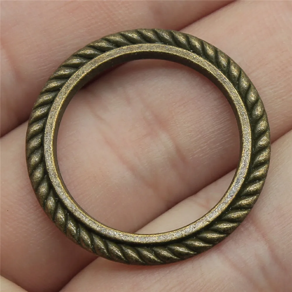 5pcs Big Round Circle Charms for DIY Jewelry Making