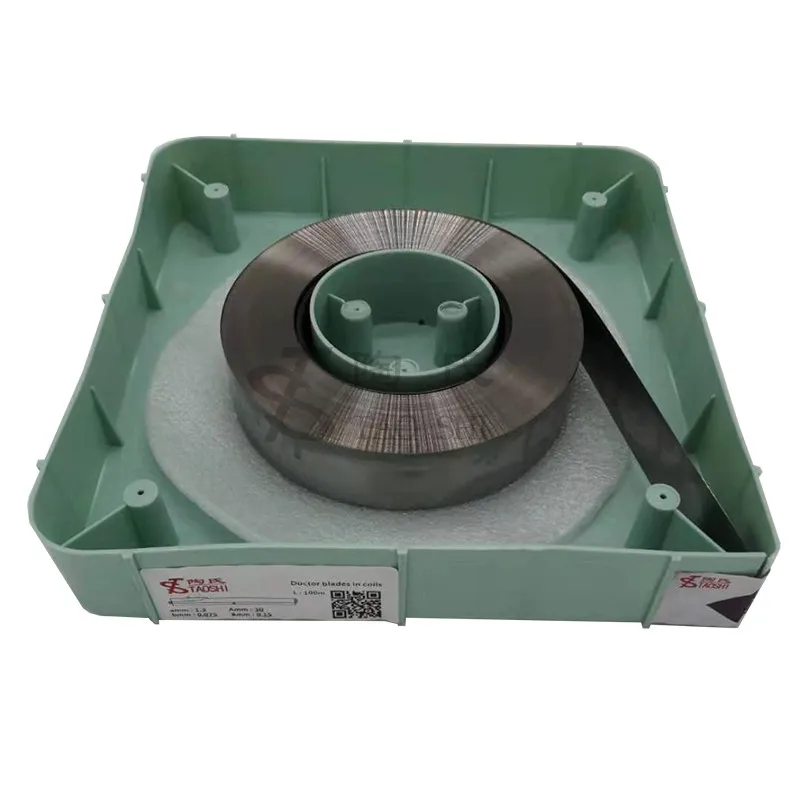 0.15×30mm SK4 Carbon Steel Doctor Blade – Precision-Ground for Flexographic Presses