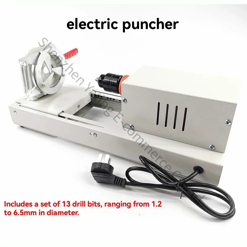 New Electric Hole Punch Rubber Plug Hole Punch Electric Hole Drilling Machine Electric Drill Send Drill Bit High Speed