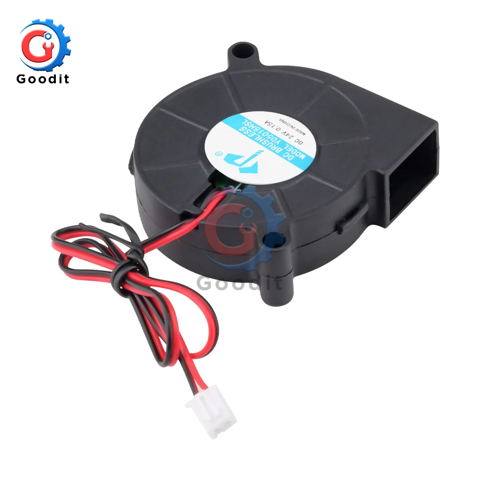 YD5015HSL DC Turbo Blower Diameter 5cm 5V 12V 24V Machine Silent Oil-Containing Micro Centrifugal Fan Mini Sleeve Bearing Fan