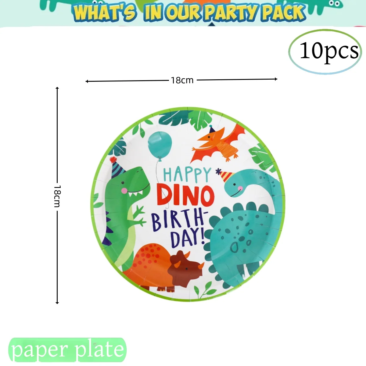 Dinosaur Birthday Party Decoration 20pepole Disposable Tableware Happy Dino Birthday Tablecloth Plate Kids Gift Party Supplies