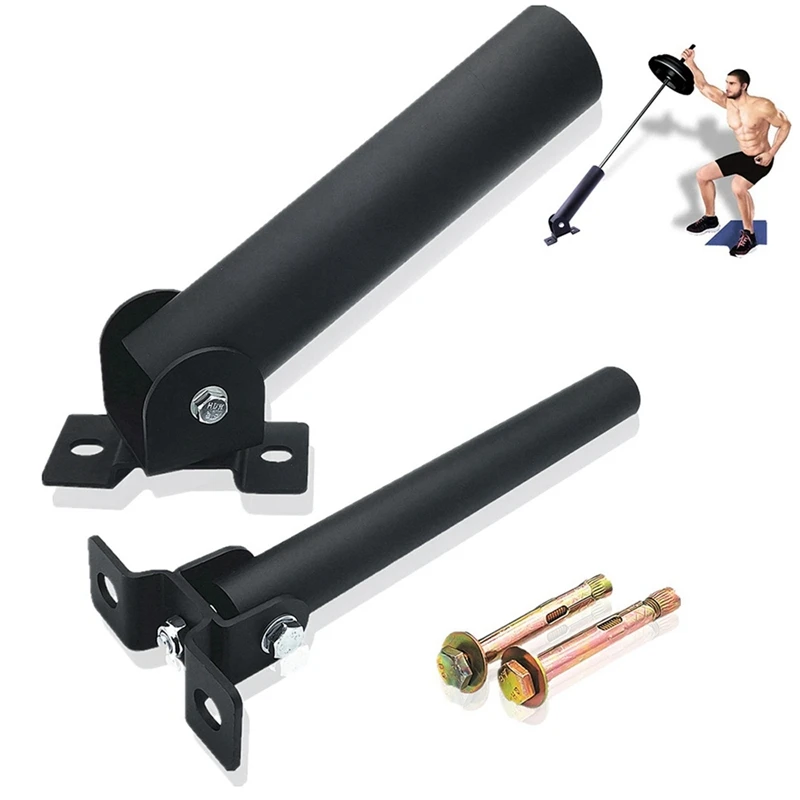 T Bar Row Platform Attachment Install On Floor Or Wall Holder For Barbell Bars Exercises Gym Equipment