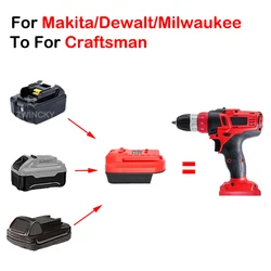 For Makita/Dewalt/Milwaukee Li-ion Battery to for Craftsman Battery Battery Conversion Adapter MT18MAN DM18MAN Battery Adapter