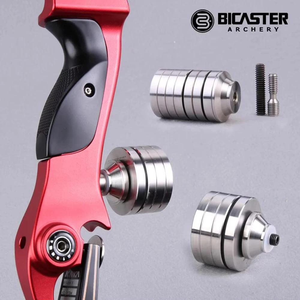 

Bicaster 440g/224g Archery Stabilizer Weight Counterweight Kit Balance Weight for Recurve Bow Bare bow