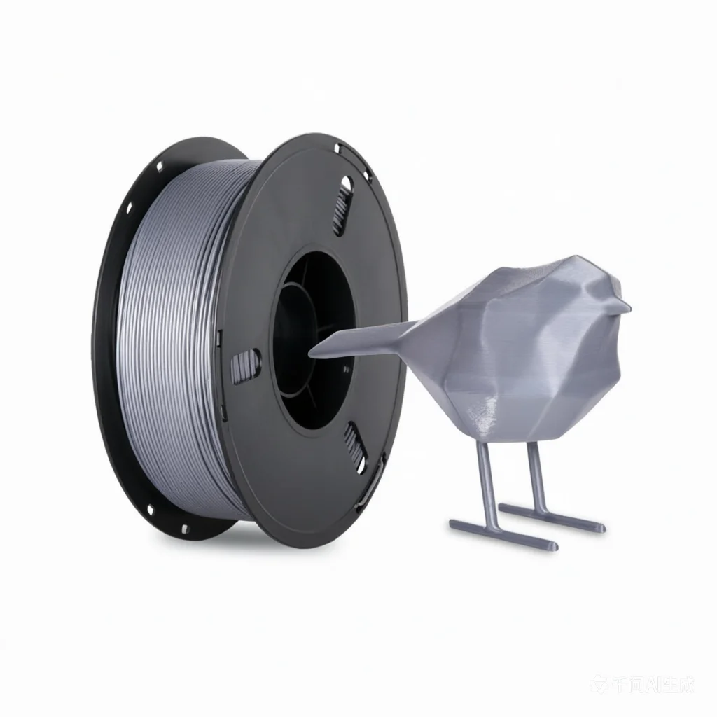 1KG Silver PLA 3D Printer Filament 1.75mm High Quality 3D Printing Material PLA silver Plastic Wire