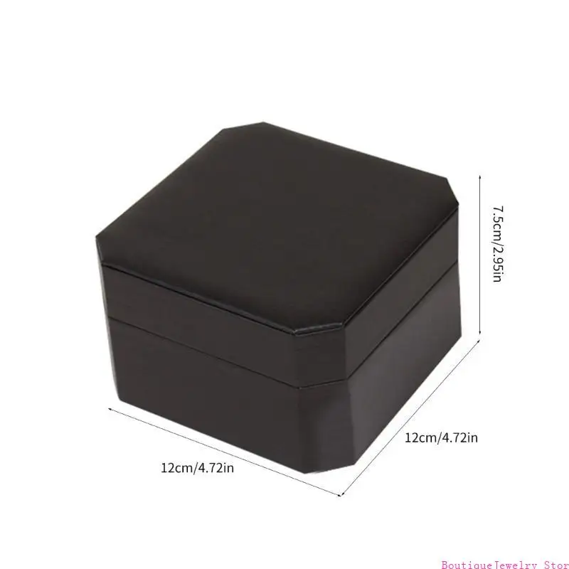 E1PE Watch Storage Box Watch Container Watch Display Box PU Material for Travel #6