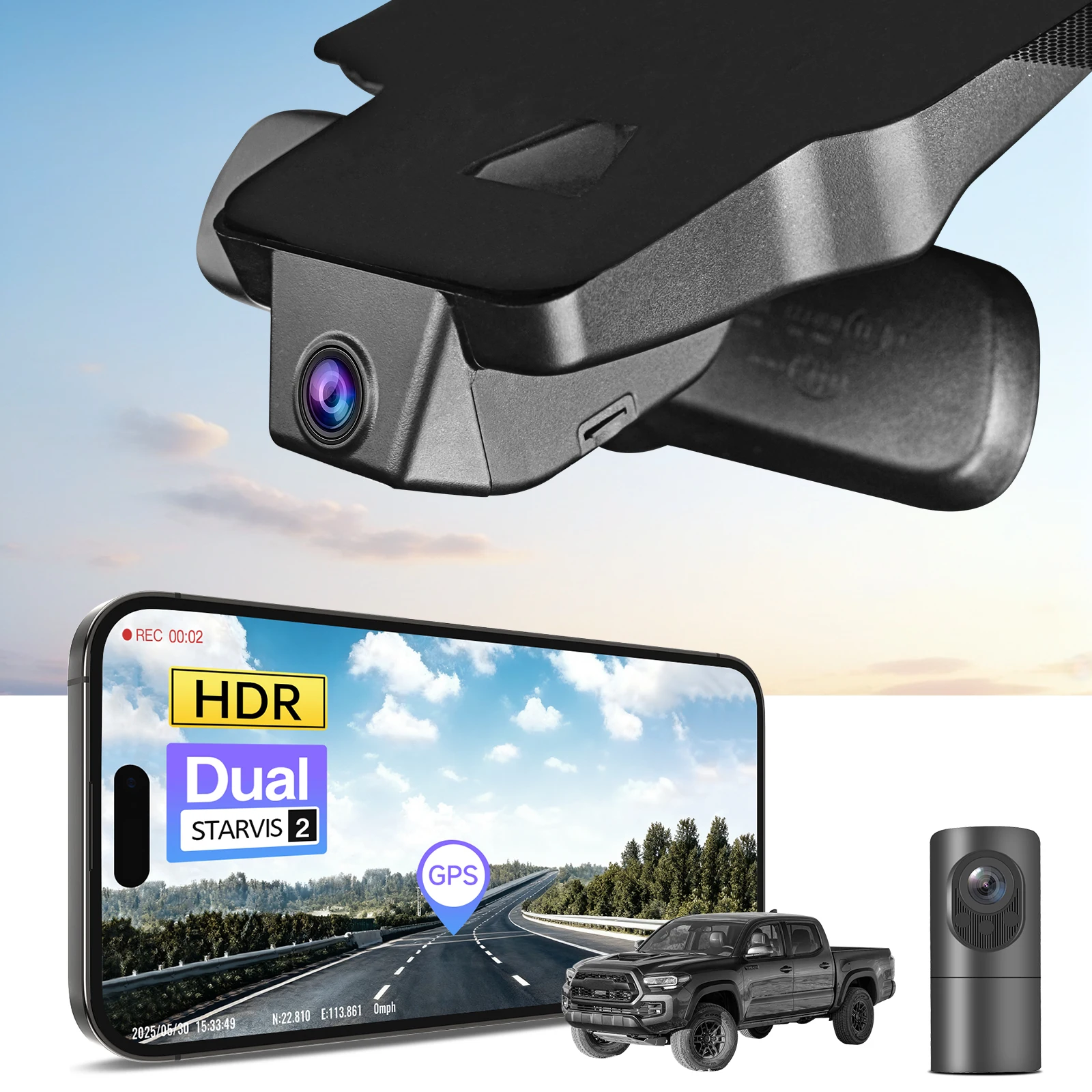 Mangoal 4K Dash Cam…