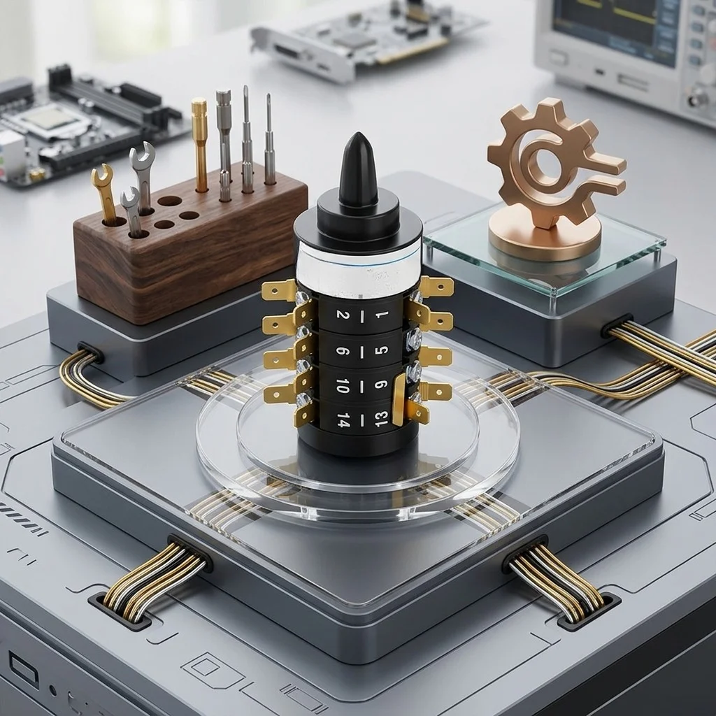 HZ5B 660V 380V AC Combination Switch Flame Retardant ABS Rotary Handle For Industrial Power Transportation Mining Automation Equ