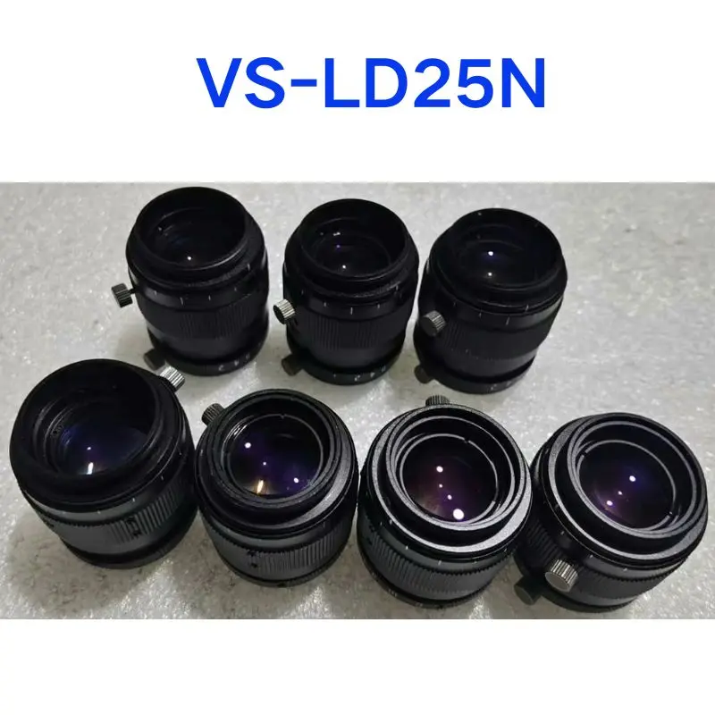 Used VS-LD25N high-resolution macro industrial lens tested OK and the function is intact