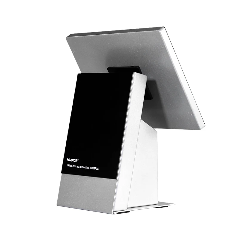 ATV&UTVHigh Quality Nice Core I5 Cash Register Terminal Windows 10 Dual Touch Screen Pos System for Beauty Hair Salon