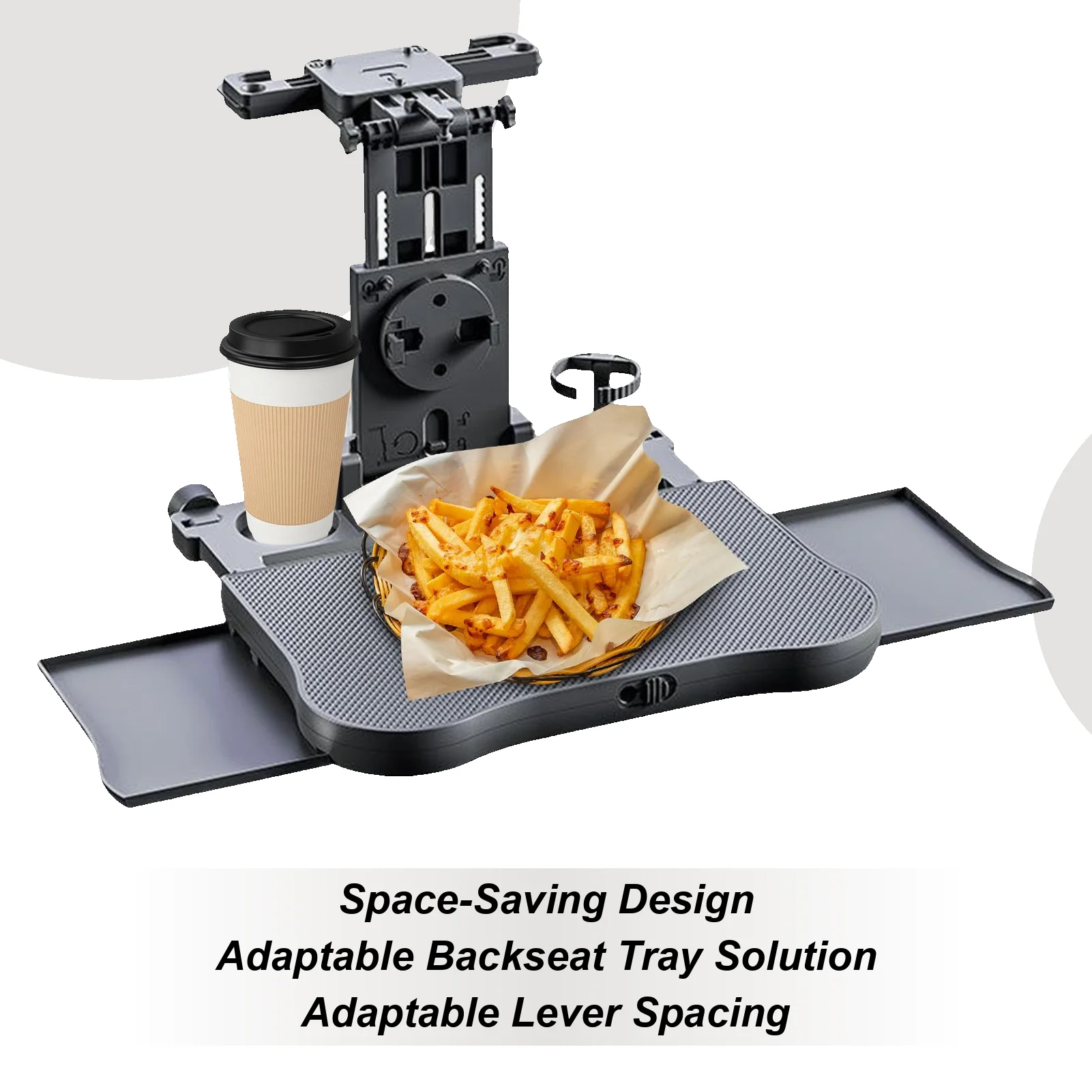 

Car Back Seat Tray Table Heavy Duty Adjustable Expandable Storage Table Back Headrest Seat Eating Food Trays For Trailer RV
